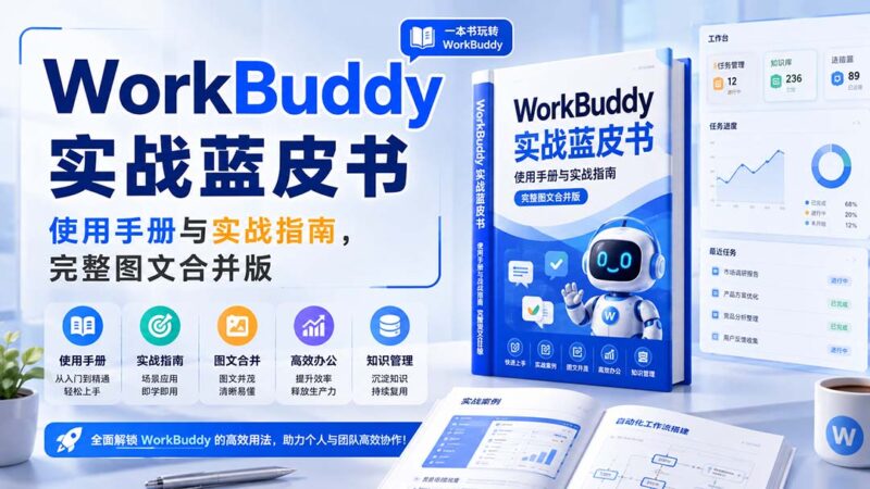 (20106期)WorkBuddy实战蓝皮书,使用手册与实战指南,完整图文合并版-百科网
