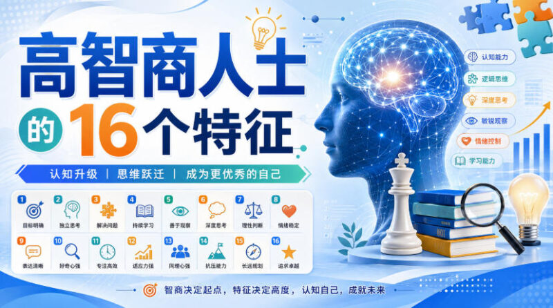付费文章:高智商人士的16个特征-百科网