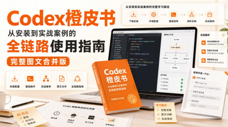 Codex橙皮书,从安装到实战案例的全链路使用指南,完整图文合并版-百科网