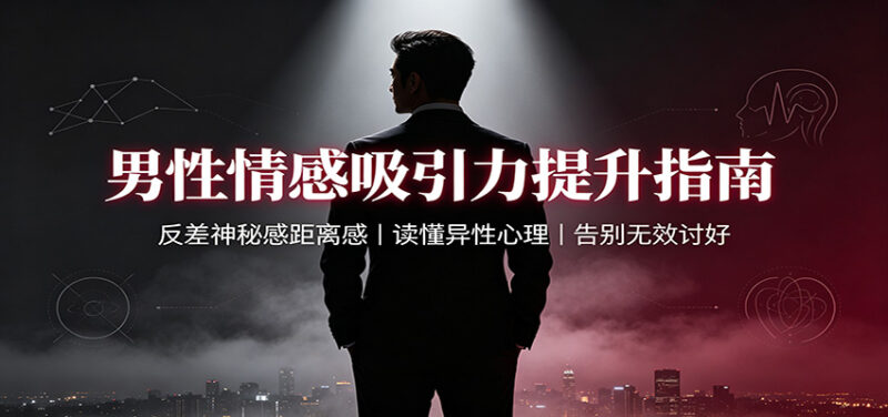 男性情感吸引力提升指南：反差神秘感距离感，读懂异性心理，告别无效讨好-百科网