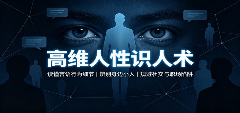 高维人性识人术:读懂言语行为细节,辨别身边小人,规避社交与职场陷阱-百科网