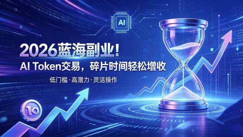 (19997期)AI Token算力赛道!普通人可入局的数字副业-百科网
