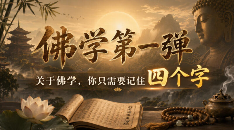 付费文章:佛学第一弹,关于佛学,你只需要记住四个字-百科网
