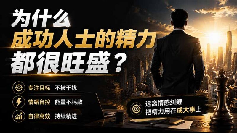 （19754期）付费文章：为什么成功人士的精力都很旺盛？-百科网