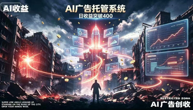 AI智能广告，全自动化运行，单日可达400+，小白新手0基础上手-百科网