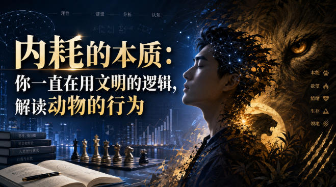 付费文章:内耗的本质:你一直在用文明的逻辑,解读动物的行为-百科网