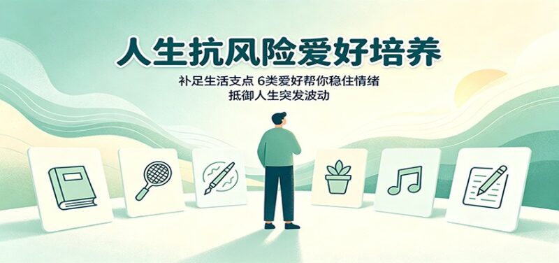 人生抗风险爱好培养:补足生活支点,6类爱好帮你稳住情绪,抵御人生突发波动-百科网