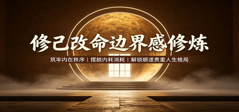 修己改命边界感修炼:筑牢内在秩序,摆脱内耗消耗,解锁顺遂贵重人生格局-百科网