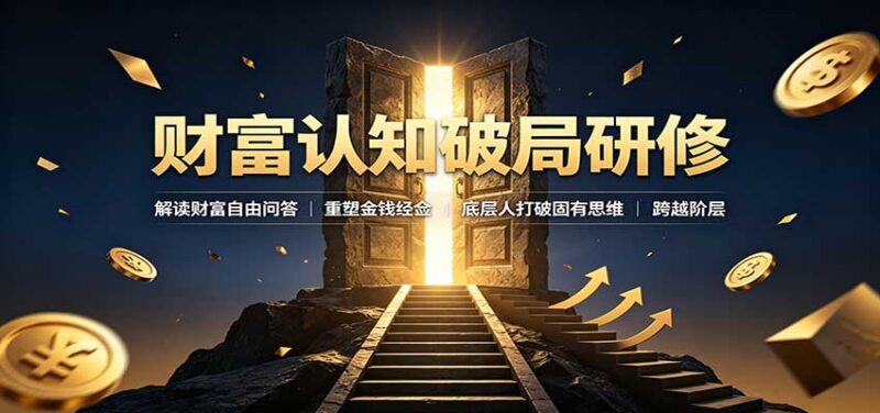 财富认知破局研修:解读"孙割",重塑金钱观念,底层人打破固有思维跨越阶层-百科网