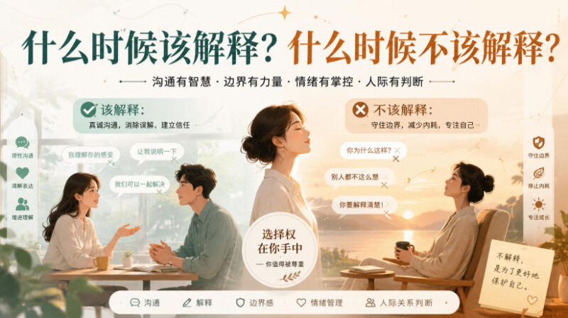 付费文章:什么时候该解释?什么时候不该解释?-百科网