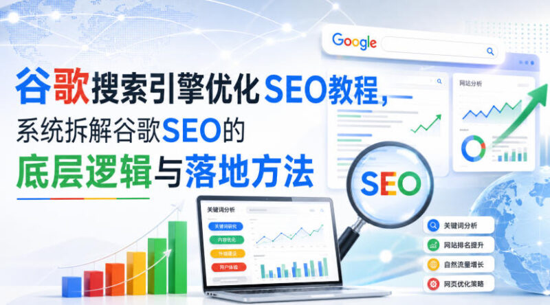 小白新君SEO·谷歌搜索引擎优化SEO教程，系统拆解谷歌SEO的底层逻辑与落地方法（部分更新2026）-百科网