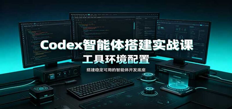 Codex智能体搭建实战课:工具环境配置,自定义技能开发,多业务自动化教学-百科网