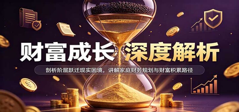 财富成长深度解析：剖析阶层跃迁现实困境，讲解家庭财务规划与财富积累路径-百科网