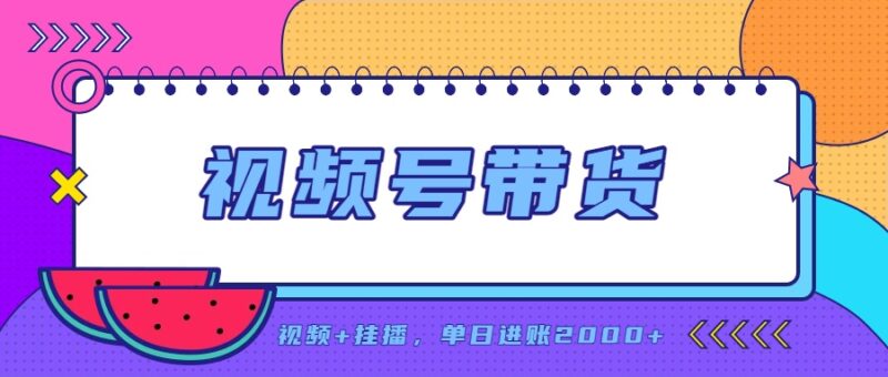 (20344期)日入2000+的副业,视频号带货,一部手机改写人生篇章,无需投资-百科网