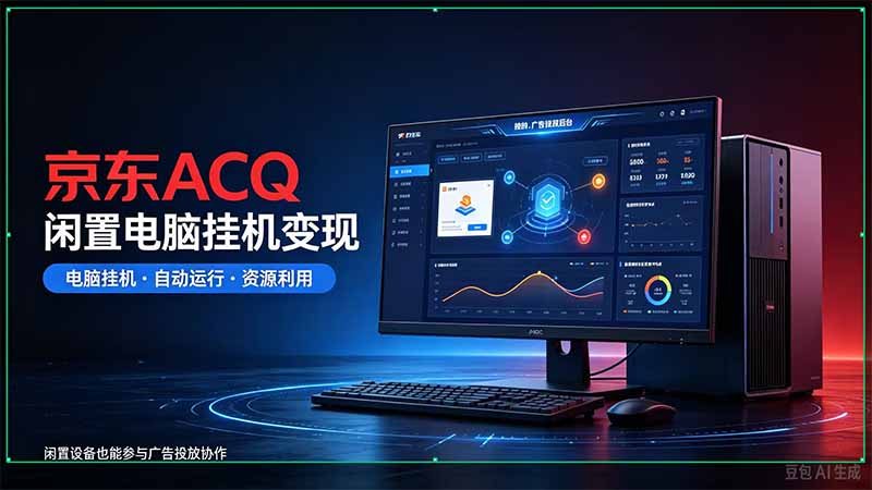 京东ACQ是什么？闲置电脑挂机采集项目拆解-百科网_分享创业项目_网上赚钱方法
