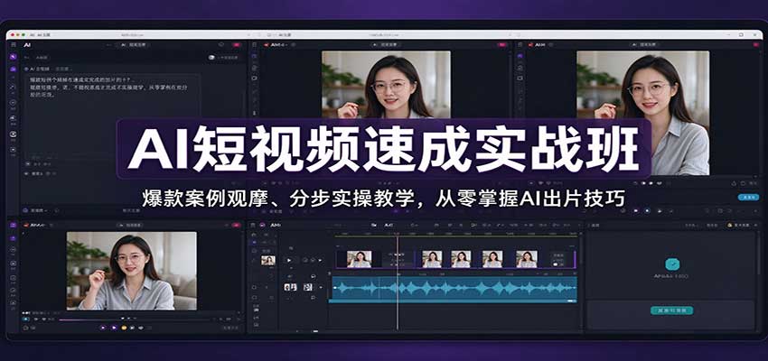 AI短视频速成实战班:爆款案例观摩、分步实操教学,从零掌握AI出片技巧 20261022090039-6ad9d0b7913b9.jpg