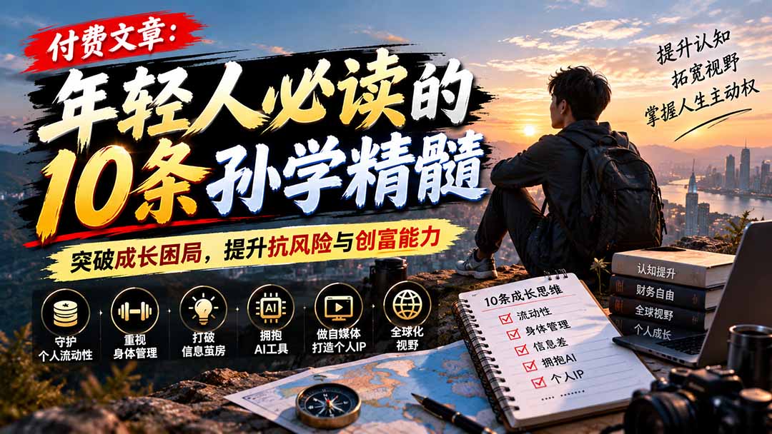 (21112期)付费文章:年轻人必读的10条孙学精髓,突破成长困局,提升抗风险与创富能力 20261023030110-6adacdf68421e.jpg