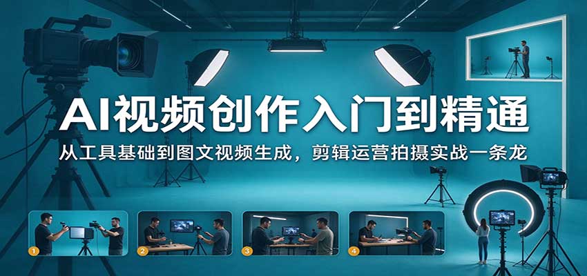 AI视频创作入门到精通:从工具基础到图文视频生成,剪辑运营拍摄实战一条龙 20261024070036-6adc5794b1c89.jpg