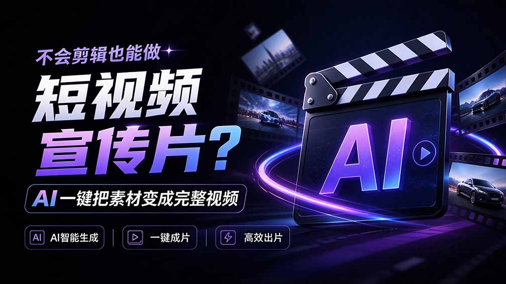 (21150期)我跪下来了!不会剪辑也能做短视频宣传片? AI 一键把素材变成完整视频,真是神奇,OpenFilm 超省事 20261025030145-6add71191b23e.jpg