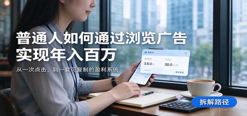 2026最新技术24小时全自动浏览广告，全网独家，单台设备日入200+，支持实地学习考察-百科网_分享创业项目_网上赚钱方法